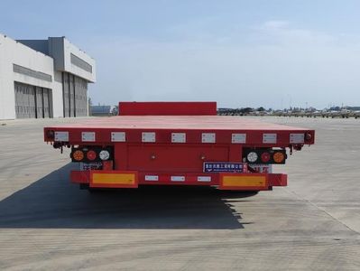 Zhongyu Wosheng  SMD9400TDP Low flatbed semi-trailer