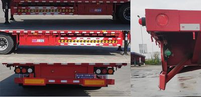 Zhongyu Wosheng  SMD9400TDP Low flatbed semi-trailer