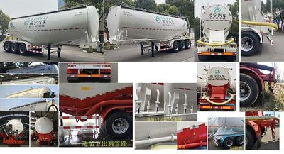 Lingyu  CLY9400GFL2 Medium density powder material transportation semi-trailer