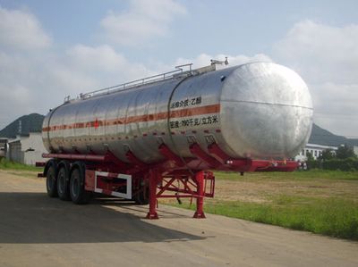 Zhongshang Automobile ZL9406GHY Chemical liquid transportation semi-trailer