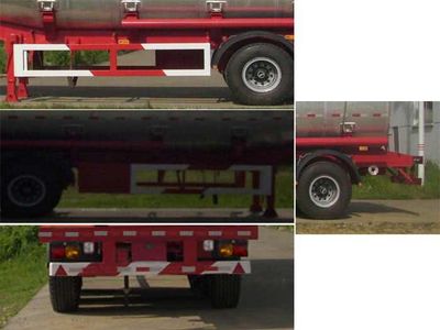 Zhongshang Automobile ZL9406GHY Chemical liquid transportation semi-trailer