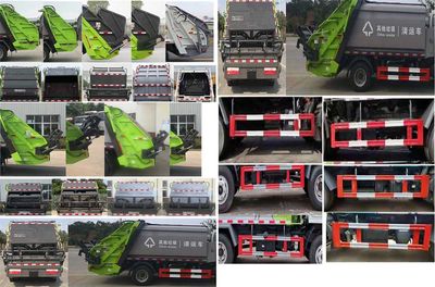 Chufei  CLQ5040ZYS6E Compressed garbage truck