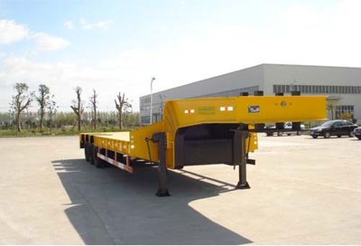 Tianming  TM9403TDP Low flatbed semi-trailer