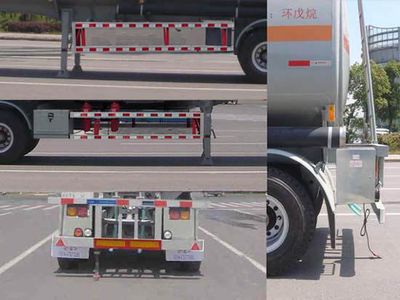 Tonghua  THT9401GRYD Flammable liquid tank transport semi-trailer