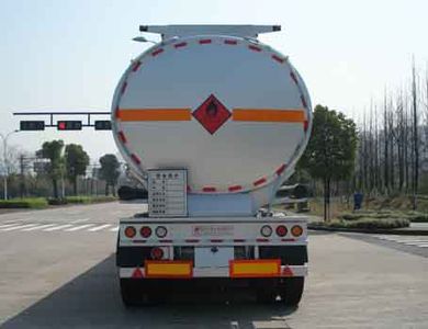 Hongzhou  HZZ9401GYYA Aluminum alloy oil transport semi-trailer