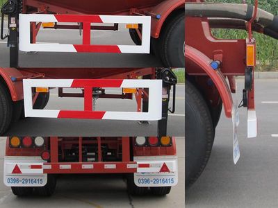 Huajun  ZCZ9400GXHHJF Lower ash semi-trailer