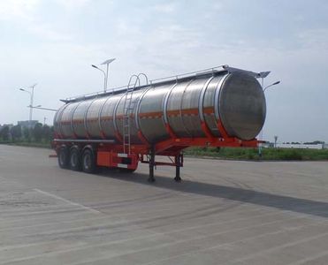 Jianghuai Yangtian  CXQ9400GRYD Aluminum alloy flammable liquid tank transport semi-trailer