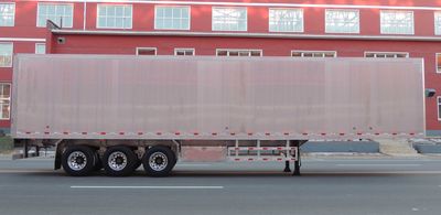 Zhongwang  MBS9406XXY Aluminum alloy box transport semi-trailer