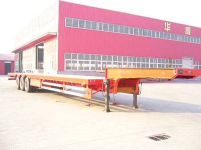 Jiyun  MCW9310TDP Low flatbed semi-trailer