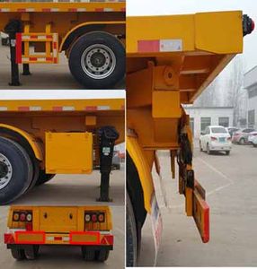 Jinyue  LYD9404ZZXP Flat dump semi-trailer