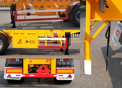 Changhua  HCH9407TWY30 Transport semi-trailer of dangerous goods tank frame