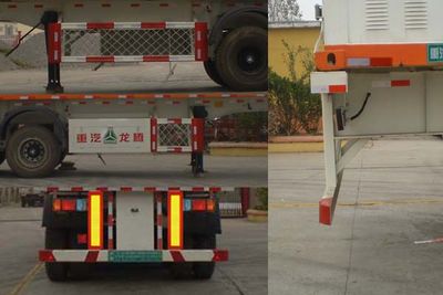 Polong  SJL9360GGY Hydraulic sub station high-pressure gas long pipe semi-trailer