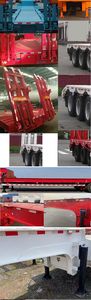 Tonghua  THT9401TDPA Low flatbed semi-trailer