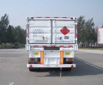 Baohuan  HDS9362GGY Hydraulic sub station high-pressure gas long pipe semi-trailer