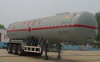 Wuyue  TAZ9403GYQA Semi trailer for liquefied gas transportation