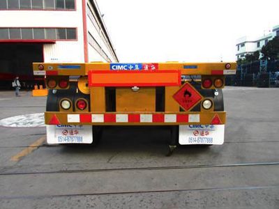 Tonghua  THT9403TWYB Transport semi-trailer of dangerous goods tank frame