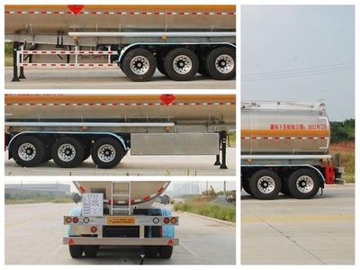 Qixing  QXC9400GYYA Aluminum alloy oil transport semi-trailer