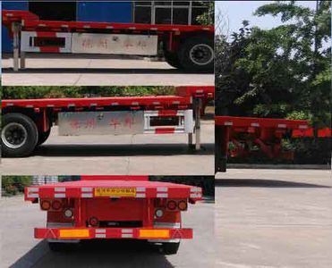 Guoshi Huabang brand automobiles XHB9401PEB Flat semi-trailer