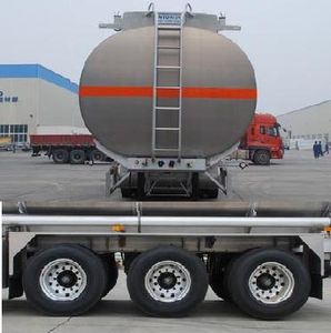 Shengtong brand automobile CSH9405GYY Aluminum alloy oil transport semi-trailer