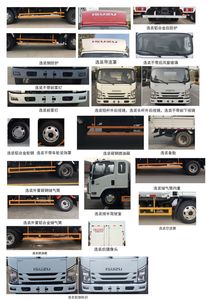 Jiangxi Isuzu brand automobiles JXW5040CCYCDJD2 Grate type transport vehicle