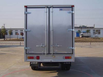 Jianghuai brand automobiles HFC5022XXYKRW Box transport vehicle