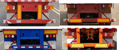 Huachengda brand automobiles CHT9400CCYE Gantry transport semi-trailer