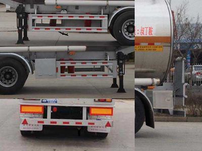 Hengxin Zhiyuan brand automobiles CHX9402GRYA Flammable liquid tank transport semi-trailer