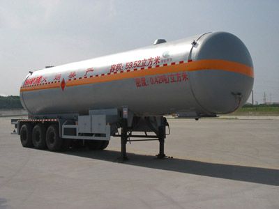 Cheng Liwei  CLW9400GYQA Semi trailer for liquefied gas transportation