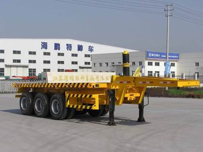 Haipeng  JHP9300ZP Self dumping flatbed semi-trailer