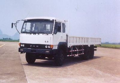 Jiefang Automobile CA1231P2K2L1T1A92 Flat head 6 × 4 long wheelbase cargo truck