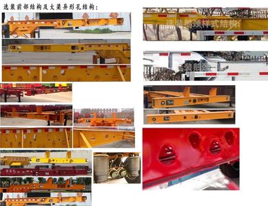 Snyder SND9400TWY Transport semi-trailer of dangerous goods tank frame