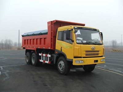 Jiefang Automobile CA3163P7K2T1E Flat head diesel dump truck