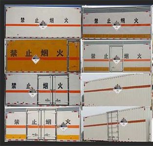 Huatong brand automobiles HCQ5041XZWJX6 Miscellaneous dangerous goods box transport vehicle