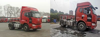 Jiefang Automobile CA4180P63K1A1E5 Flat head diesel semi-trailer tractor