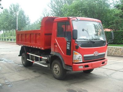 Jiefang Automobile CA3078PK2E Flat head diesel dump truck