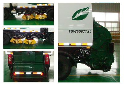 Huahuan brand automobiles TSW5067TSL Road sweeper