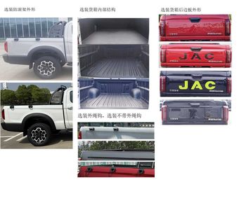 Jianghuai brand automobiles HFC1037D6K2MLS multipurpose goods vehicle 