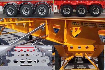 Huajun  ZCZ9401TWYBYK Transport semi-trailer of dangerous goods tank frame