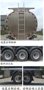 Chusheng  CSC9405GSYL Aluminum alloy edible oil transportation semi-trailer