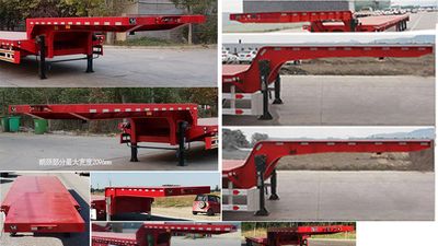 Speeffler GJC9404TDP Low flatbed semi-trailer