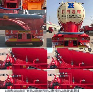 Zhongkai Automobile GJL9402GFL Medium density powder material transportation semi-trailer