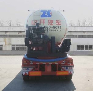 Zhongkai Automobile GJL9402GFL Medium density powder material transportation semi-trailer