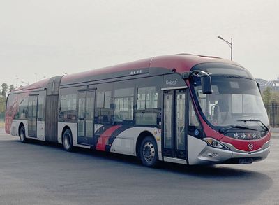 Guangtong Automobile GTQ6186BEVB30 Pure electric articulated low entry city buses