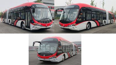 Guangtong Automobile GTQ6186BEVB30 Pure electric articulated low entry city buses