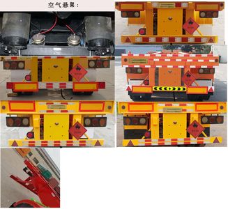 Haoyun Yida Brand Automobile HYC9401TWYJ Transport semi-trailer of dangerous goods tank frame