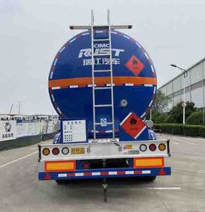 Ruijiang  WL9406GRY42 Flammable liquid tank transport semi-trailer