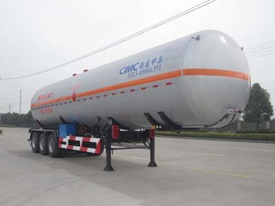 CIMCNTV9400GYQSemi trailer for liquefied gas transportation