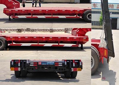 Huasheng Shunxiang  LHS9403TDP Low flatbed semi-trailer