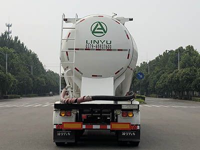 Lingyu  CLY9401GFL3 Low density powder material transportation semi-trailer