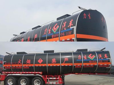 Lisheng  HLS9400GRYA Flammable liquid tank transport semi-trailer